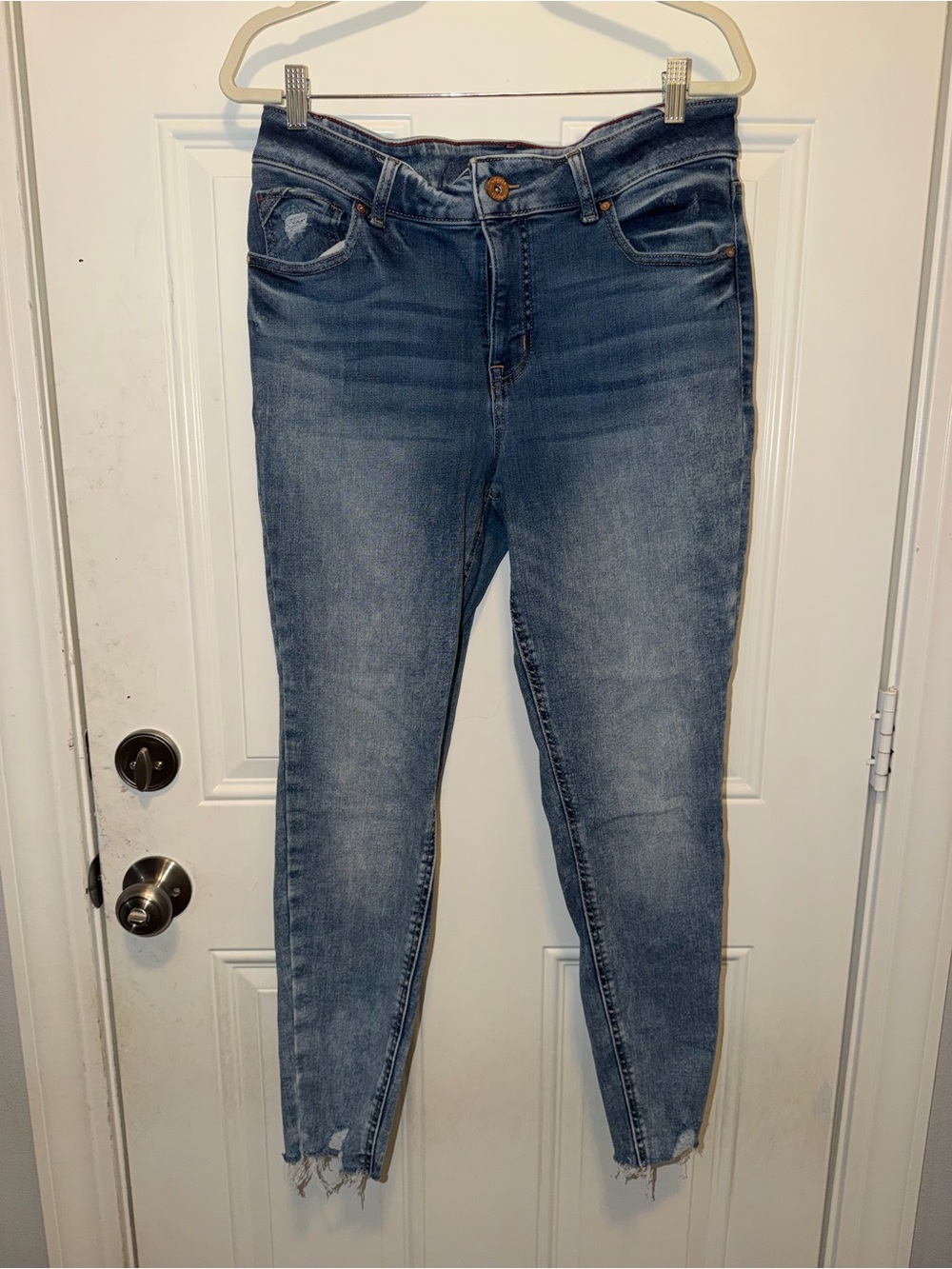 Women’s High-Rise Slim Jeans - Washed Blue